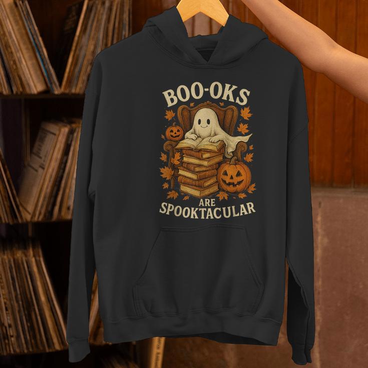 Books Are Spooktacular Ghost Book Reading Halloween Teachers Women's Hoodie, gift for family, gift for coworker Books Are Spooktacular Ghost Book Reading Halloween Teachers Women's Hoodie, gift for family, gift for coworker