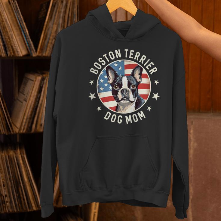 Boston Bull Terrier Women Boston Terrier Dog Mom Women's Hoodie, Boston Terrier Mom Hoodies, gift for family, gift for coworker