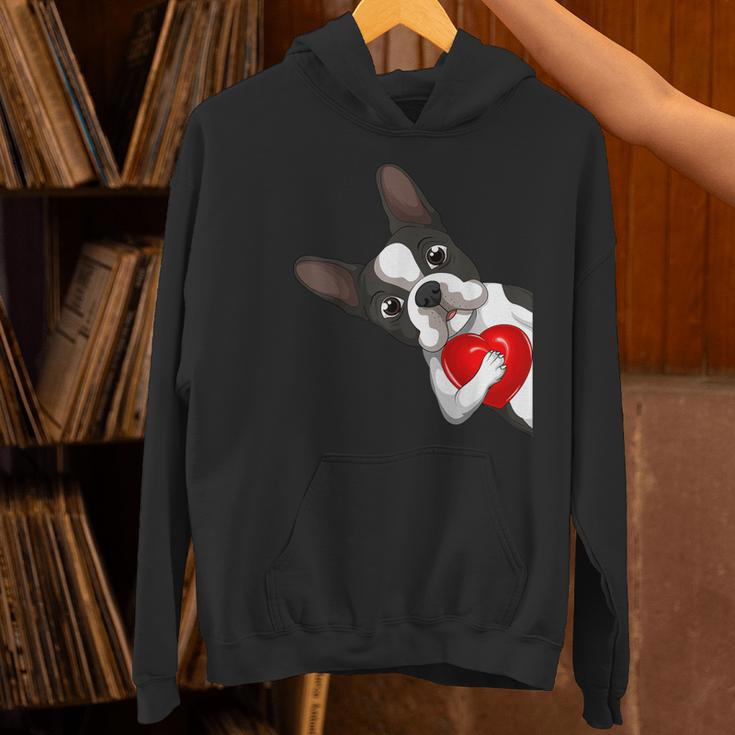 Boston Terrier Bostie Dog Kids Women Girls Women's Hoodie, gift for family, gift for coworker