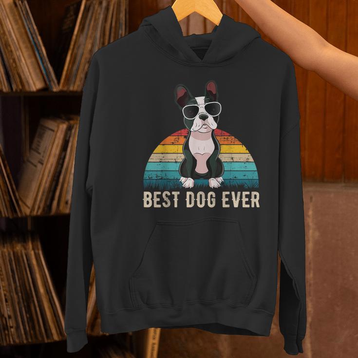 Boston Terrier Boston-Bulldog For Men Women Girls Kids Women's Hoodie, gift for family, gift for coworker