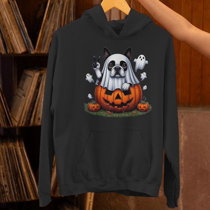 Boston Terrier Ghost Boo Halloween Kids Women's Hoodie, Boston Terrier Ghost Hoodies, Boston Terrier Halloween Hoodies, gift for family, gift for coworker