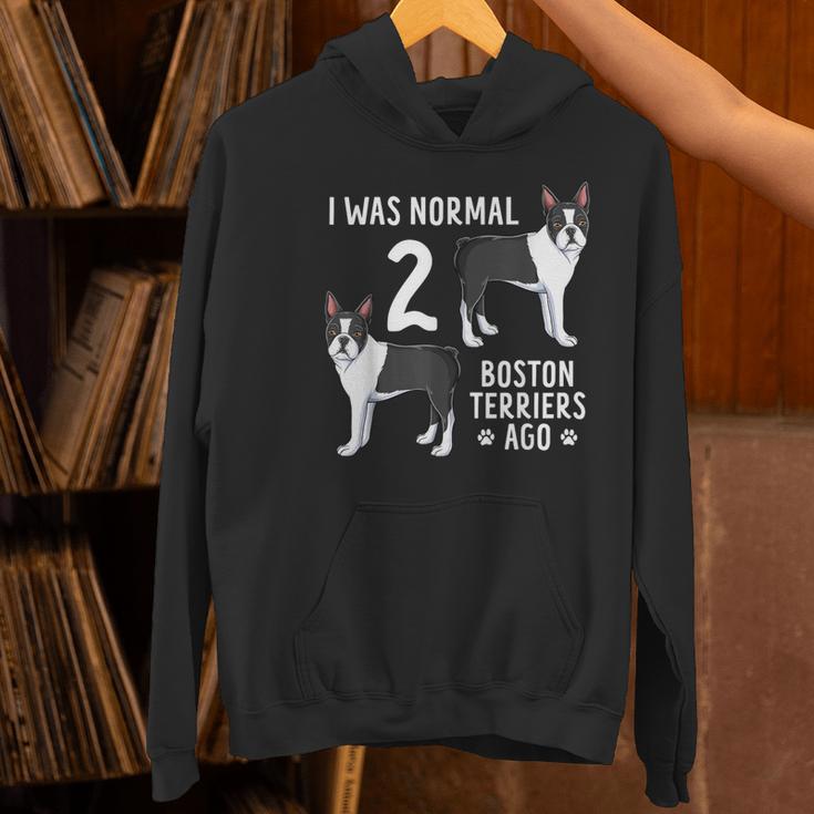 Boston Terrier Humor Bostie Dog Lover For Men Women Kids Women's Hoodie, gift for family, gift for coworker