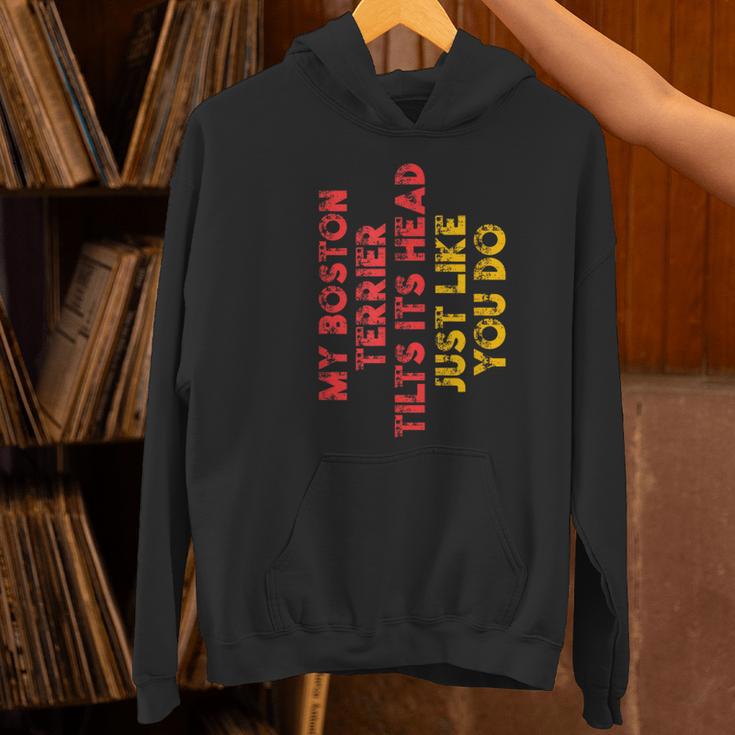 Boston Terrier Mom Dad Dog Lover Owner Women Men Women's Hoodie, Boston Terrier Mom Hoodies, Boston Terrier Dad Hoodies, gift for family, gift for coworker