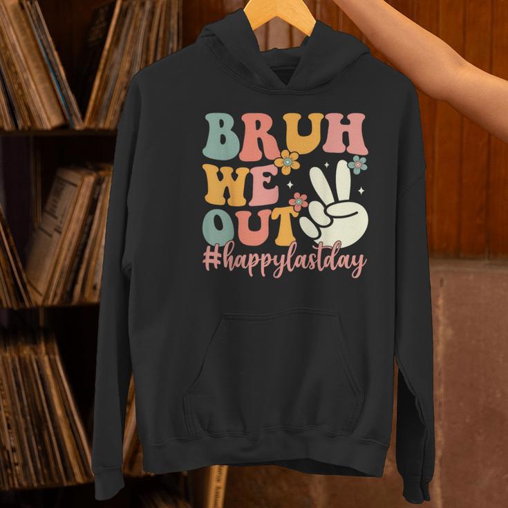 Bruh We Out Teacher Retro Last Day Of School Boys Girls Kids Women's Hoodie, gift for family, gift for coworker Bruh We Out Teacher Retro Last Day Of School Boys Girls Kids Women's Hoodie, gift for family, gift for coworker