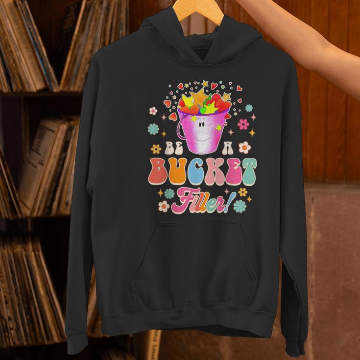 Be A Bucket Filler Teacher Teaching Groovy Back To School For Men Women Women's Hoodie, Groovy Teacher Hoodies, gift for family, gift for coworker