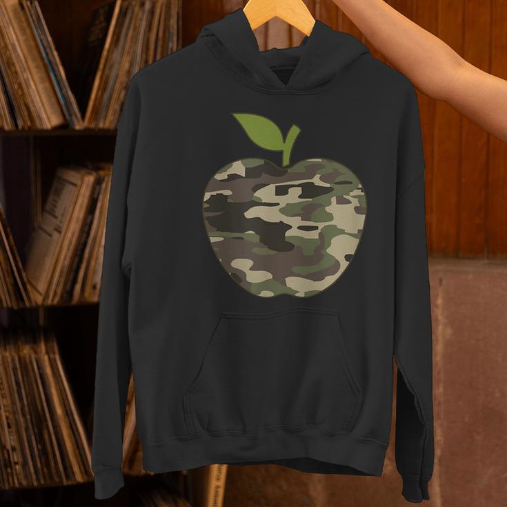 Camo Apple Camouflage Clothing School Student Camo Teacher Men Women Kids Women's Hoodie, gift for family, gift for coworker Camo Apple Camouflage Clothing School Student Camo Teacher Men Women Kids Women's Hoodie, gift for family, gift for coworker