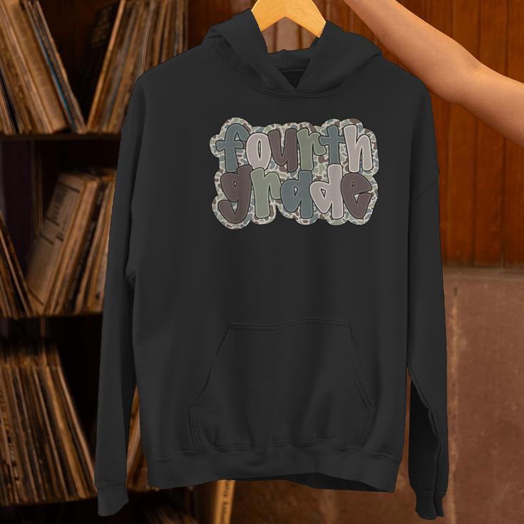 Camo Team 4th Grade Squad Back To School Teacher Kids Boys Women's Hoodie, 4th Grade Teacher Hoodies, gift for family, gift for coworker Camo Team 4th Grade Squad Back To School Teacher Kids Boys Women's Hoodie, 4th Grade Teacher Hoodies, gift for family, gift for coworker