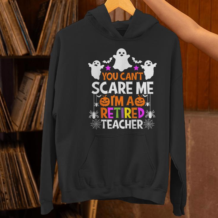 You Can't Scare Me I'm A Retired Teacher Shirt Halloween Women's Hoodie, gift for family, gift for coworker You Can't Scare Me I'm A Retired Teacher Shirt Halloween Women's Hoodie, gift for family, gift for coworker