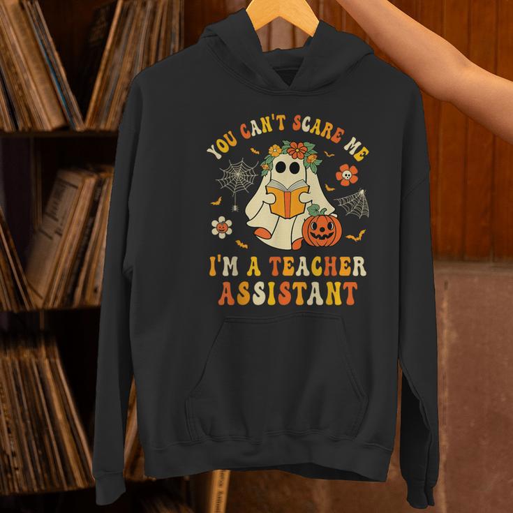 You Can't Scare Me I'm A School Teachers Assistant Halloween Women's Hoodie, gift for family, gift for coworker You Can't Scare Me I'm A School Teachers Assistant Halloween Women's Hoodie, gift for family, gift for coworker