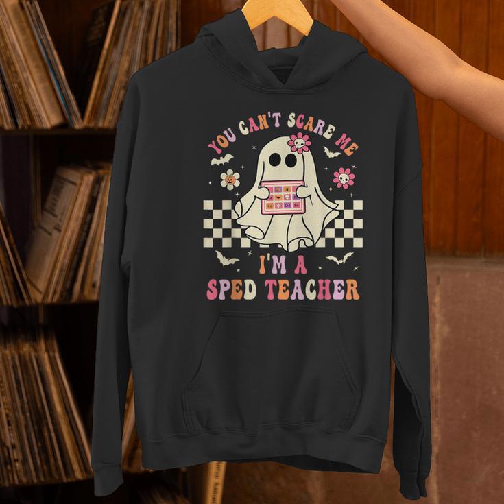 You Can't Scare Me I'm A SPED Teacher Crew Squad Halloween Women's Hoodie, gift for family, gift for coworker You Can't Scare Me I'm A SPED Teacher Crew Squad Halloween Women's Hoodie, gift for family, gift for coworker