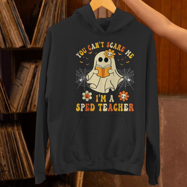 You Can't Scare Me I'm A SPED Teacher Halloween Ghost Women's Hoodie, gift for family, gift for coworker You Can't Scare Me I'm A SPED Teacher Halloween Ghost Women's Hoodie, gift for family, gift for coworker