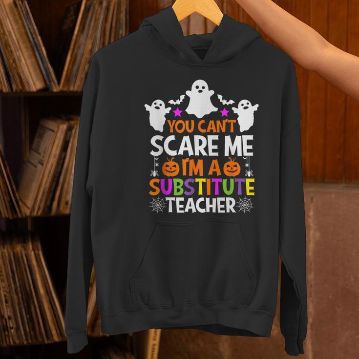 You Can't Scare Me I'm A Substitute Teacher Shirt Halloween Women's Hoodie, gift for family, gift for coworker You Can't Scare Me I'm A Substitute Teacher Shirt Halloween Women's Hoodie, gift for family, gift for coworker