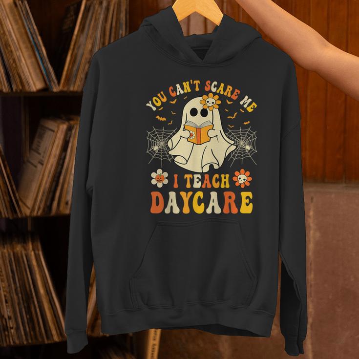 You Can’t Scare Me I Teach Daycare Teacher Halloween Ghost Women's Hoodie, gift for family, gift for coworker You Can’t Scare Me I Teach Daycare Teacher Halloween Ghost Women's Hoodie, gift for family, gift for coworker