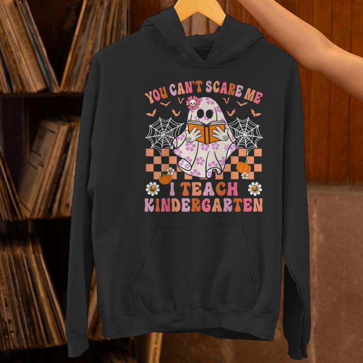You Cant Scare Me I Teach Kindergarten Teacher Halloween Women's Hoodie, gift for family, gift for coworker You Cant Scare Me I Teach Kindergarten Teacher Halloween Women's Hoodie, gift for family, gift for coworker