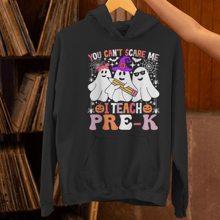 You Can't Scare Me I Teach Pre-k Halloween Teacher Women's Hoodie, gift for family, gift for coworker You Can't Scare Me I Teach Pre-k Halloween Teacher Women's Hoodie, gift for family, gift for coworker