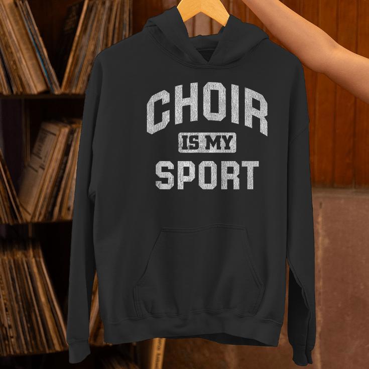 Choir Is My Sport Quote Choir Teacher Women's Hoodie, gift for family, gift for coworker