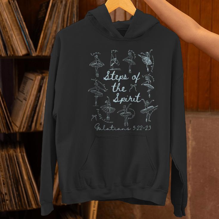 Christian Steps Of Spirit Bible Verse Ballet Dancer Teacher Women's Hoodie, gift for family, gift for coworker Christian Steps Of Spirit Bible Verse Ballet Dancer Teacher Women's Hoodie, gift for family, gift for coworker