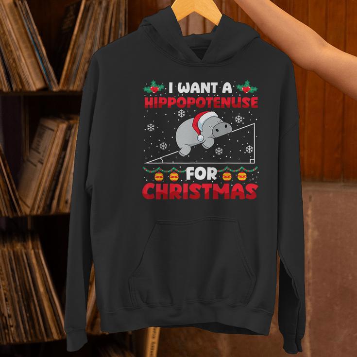 Christmas Math Teacher Hippopotenuse Math Lovers Xmas Women's Hoodie, gift for family, gift for coworker Christmas Math Teacher Hippopotenuse Math Lovers Xmas Women's Hoodie, gift for family, gift for coworker