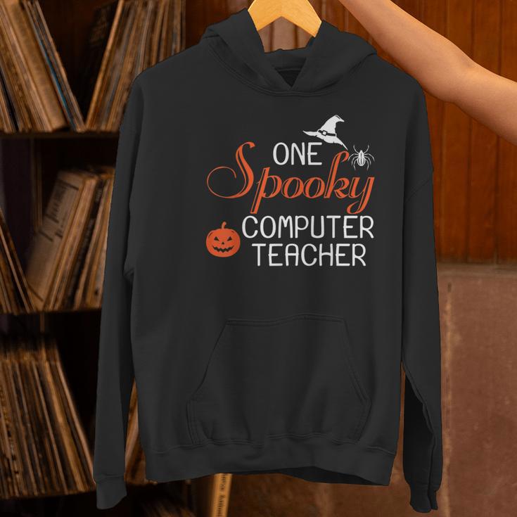 Computer Teacher Halloween Spooky Men Women Kids Women's Hoodie, gift for family, gift for coworker Computer Teacher Halloween Spooky Men Women Kids Women's Hoodie, gift for family, gift for coworker