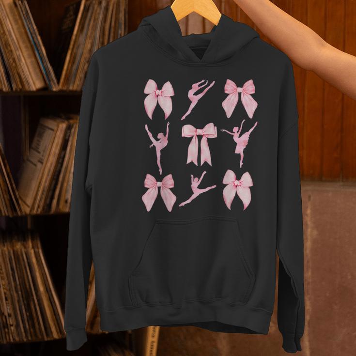 Coquette Bow Ballet Dance Teacher Coquette Women Dancing Women's Hoodie, gift for family, gift for coworker