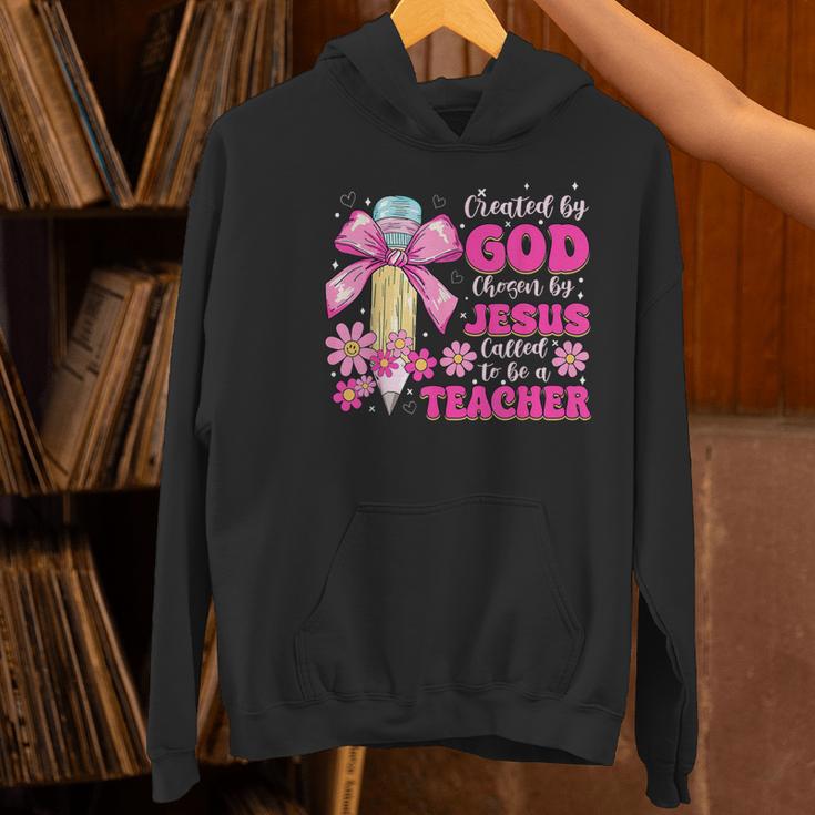 Created By God Called To Teacher Jesus Christian Teacher Women's Hoodie, gift for family, gift for coworker Created By God Called To Teacher Jesus Christian Teacher Women's Hoodie, gift for family, gift for coworker