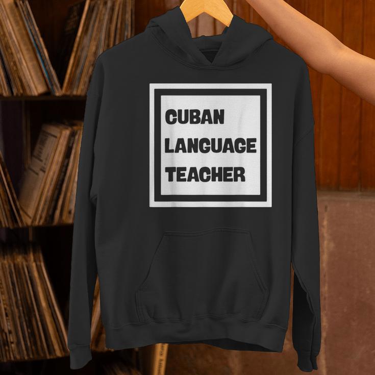 Cuban Language Teacher Women's Hoodie, gift for family, gift for coworker