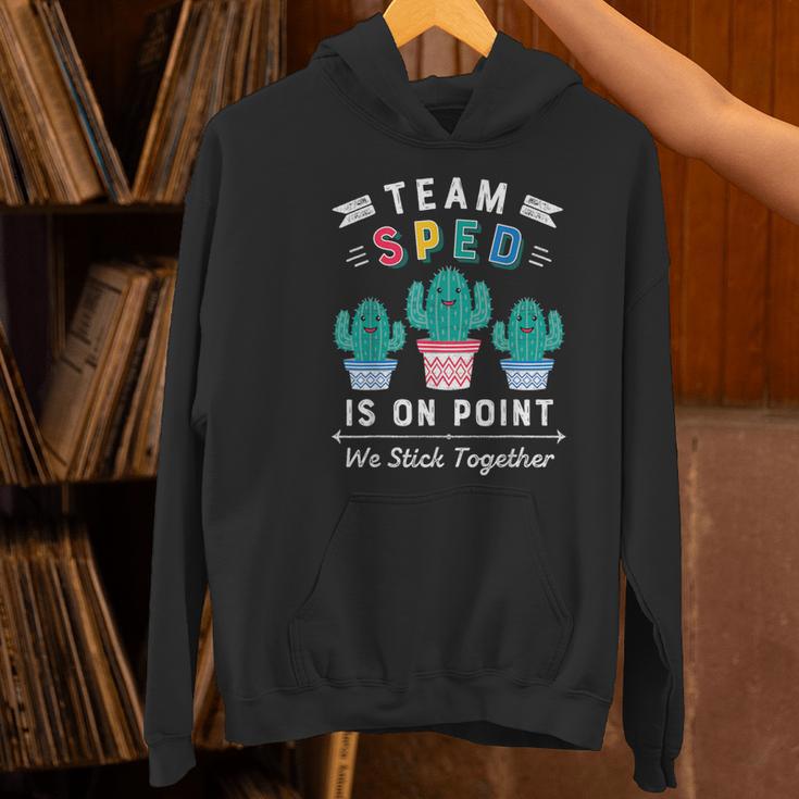 Cute SPED Teacher Special Education Cactus SPED Teacher Women's Hoodie, gift for family, gift for coworker Cute SPED Teacher Special Education Cactus SPED Teacher Women's Hoodie, gift for family, gift for coworker