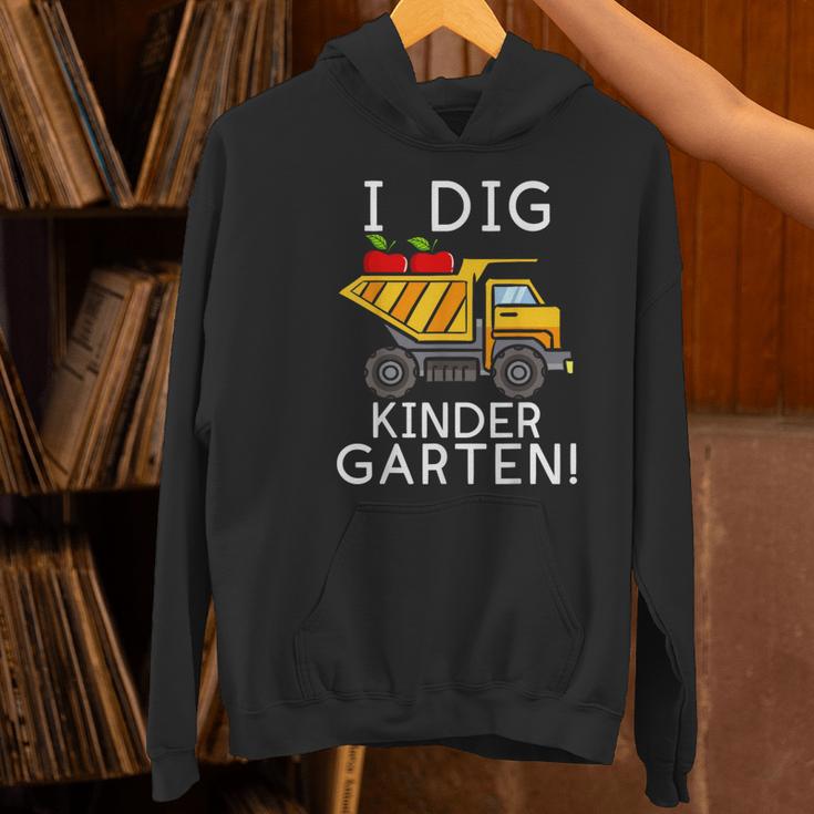I Dig Kindergarten Student Teacher Construction First Day Women's Hoodie, gift for family, gift for coworker