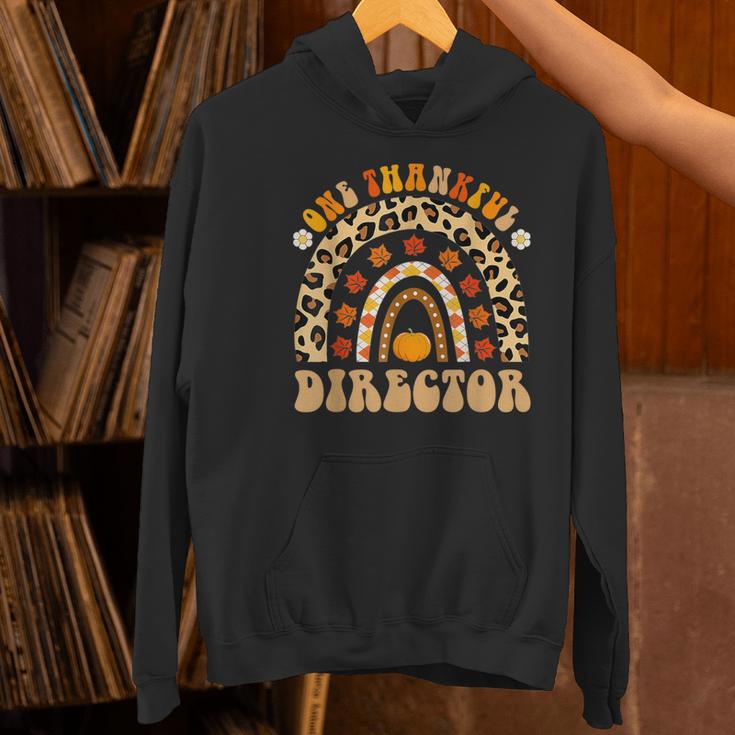 Director One Thankful Fall Teacher Women Life Women's Hoodie, gift for family, gift for coworker
