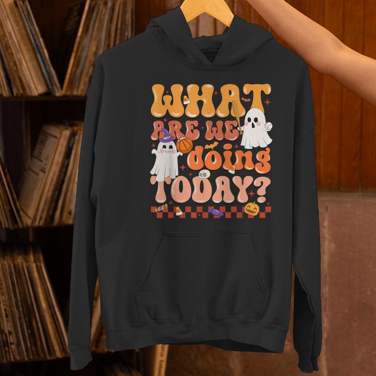 What Are We Doing Today Halloween PE Spooky Teacher Women's Hoodie, Pe Teacher Hoodies, gift for family, gift for coworker