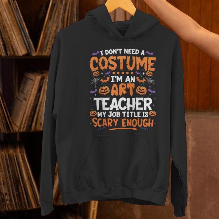 I Don't Need a Costume I'm An Art Teacher Retro Halloween Women's Hoodie, gift for family, gift for coworker I Don't Need a Costume I'm An Art Teacher Retro Halloween Women's Hoodie, gift for family, gift for coworker