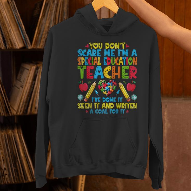 You Don't Scare Me I'm A Special Education Teacher SPED Women's Hoodie, gift for family, gift for coworker You Don't Scare Me I'm A Special Education Teacher SPED Women's Hoodie, gift for family, gift for coworker