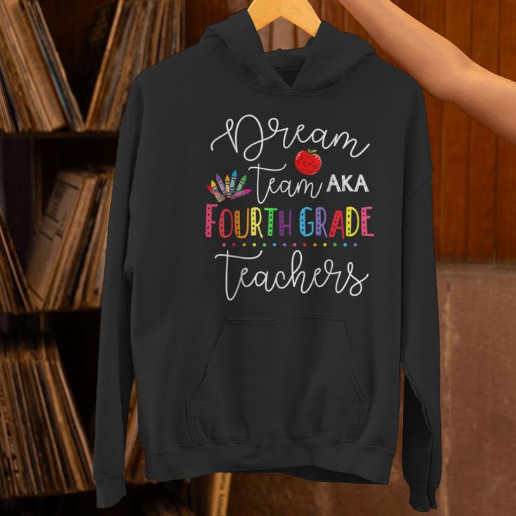 Dream Team Fourth Grade Teachers Back To School 4th Grade Women's Hoodie, gift for family, gift for coworker Dream Team Fourth Grade Teachers Back To School 4th Grade Women's Hoodie, gift for family, gift for coworker