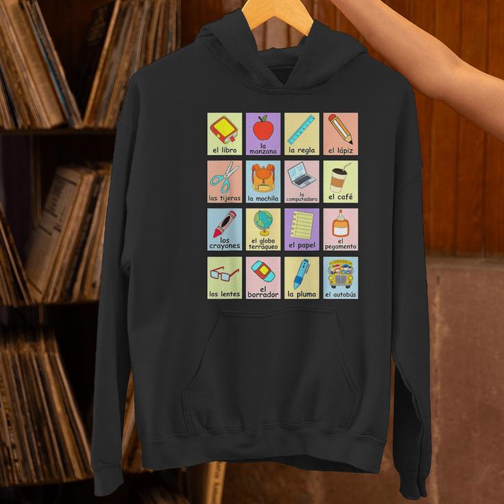 Dual Language Crew Bilingual Spanish Teacher Back To School For Men Women Women's Hoodie, gift for family, gift for coworker Dual Language Crew Bilingual Spanish Teacher Back To School For Men Women Women's Hoodie, gift for family, gift for coworker