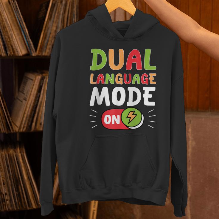 Dual Language Teacher Bilingual Teacher Women's Hoodie, gift for family, gift for coworker