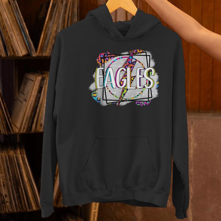 Eagles Teacher School Sports Fan Team Spirit Women's Hoodie, gift for family, gift for coworker
