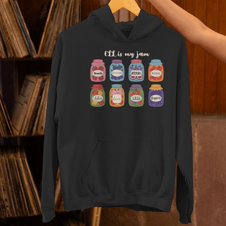 ELL Is My Jam English Language Learner Aide ELL Teacher Women's Hoodie, English Teacher Hoodies, gift for family, gift for coworker ELL Is My Jam English Language Learner Aide ELL Teacher Women's Hoodie, English Teacher Hoodies, gift for family, gift for coworker