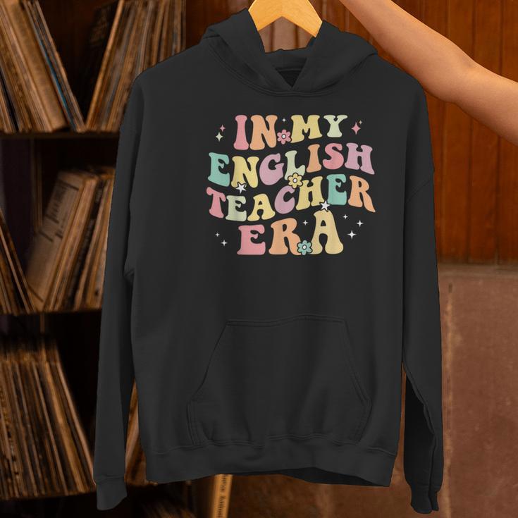 In My English Teacher Era Retro Back To School Literature Men Women Women's Hoodie, English Teacher Hoodies, gift for family, gift for coworker In My English Teacher Era Retro Back To School Literature Men Women Women's Hoodie, English Teacher Hoodies, gift for family, gift for coworker