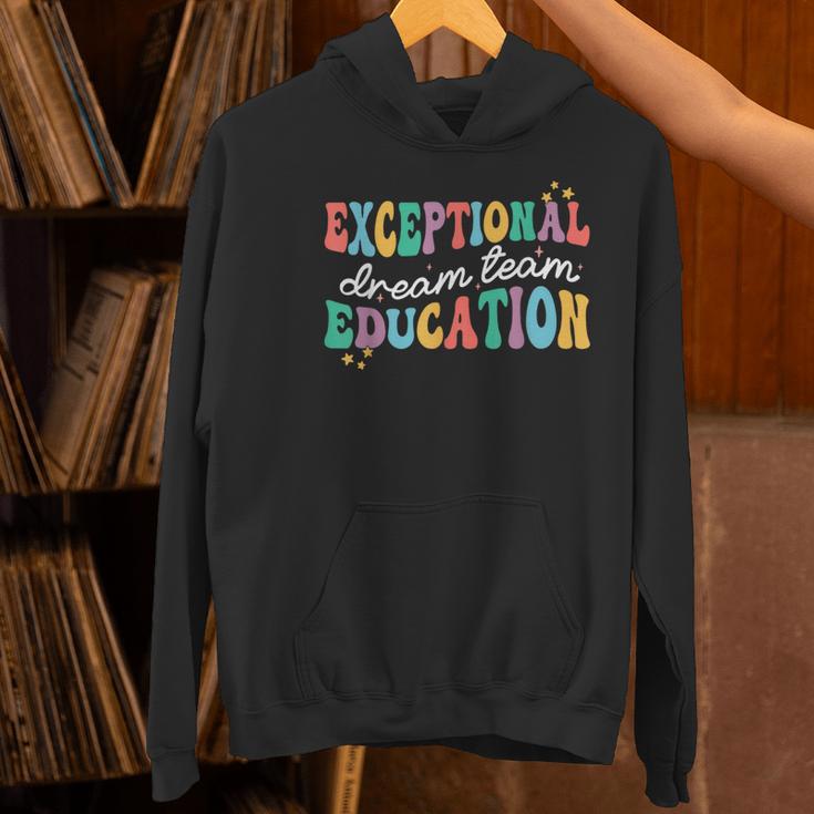 Exceptional Education Dream Team SPED ESE Teacher Autism Women's Hoodie, gift for family, gift for coworker Exceptional Education Dream Team SPED ESE Teacher Autism Women's Hoodie, gift for family, gift for coworker
