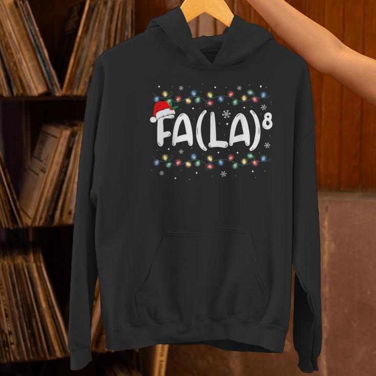 FA LA8 Christmas Santa Fa La Math Teacher Men Women Women's Hoodie, gift for family, gift for coworker FA LA8 Christmas Santa Fa La Math Teacher Men Women Women's Hoodie, gift for family, gift for coworker