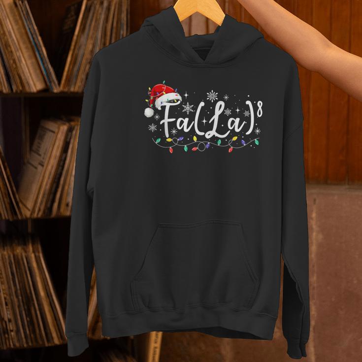 FA LA8 Christmas Santa Fa La Math Teacher Student Women's Hoodie, gift for family, gift for coworker FA LA8 Christmas Santa Fa La Math Teacher Student Women's Hoodie, gift for family, gift for coworker