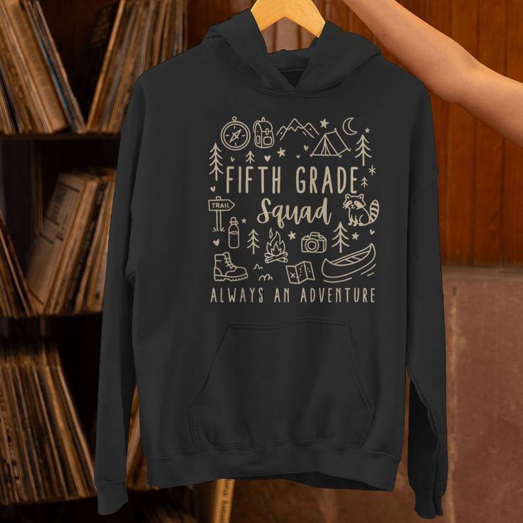 Fifth Grade Squad Adventure Camping 5th Grade Teacher Kids Women's Hoodie, gift for family, gift for coworker Fifth Grade Squad Adventure Camping 5th Grade Teacher Kids Women's Hoodie, gift for family, gift for coworker