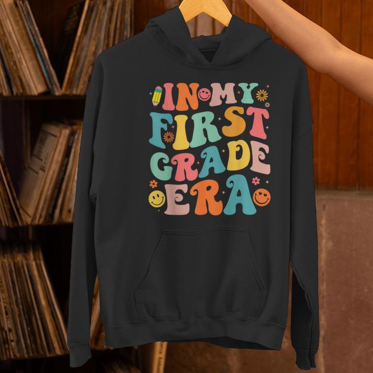In My First Grade Era 1st Grade Teacher Back To School Women's Hoodie, First Grade Teacher Hoodies, gift for family, gift for coworker