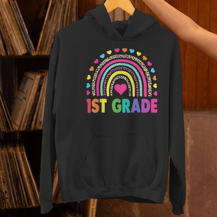 First Grade Rainbow Girls Boys Teacher Team 1st Grade Squad Women's Hoodie, First Grade Teacher Hoodies, gift for family, gift for coworker First Grade Rainbow Girls Boys Teacher Team 1st Grade Squad Women's Hoodie, First Grade Teacher Hoodies, gift for family, gift for coworker