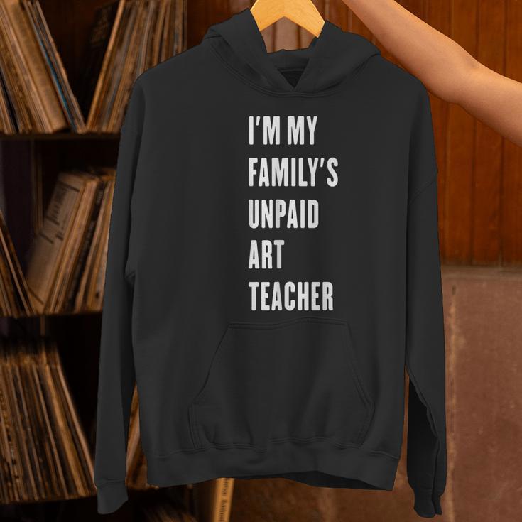Funny Art Teacher Women's Hoodie, gift for family, gift for coworker