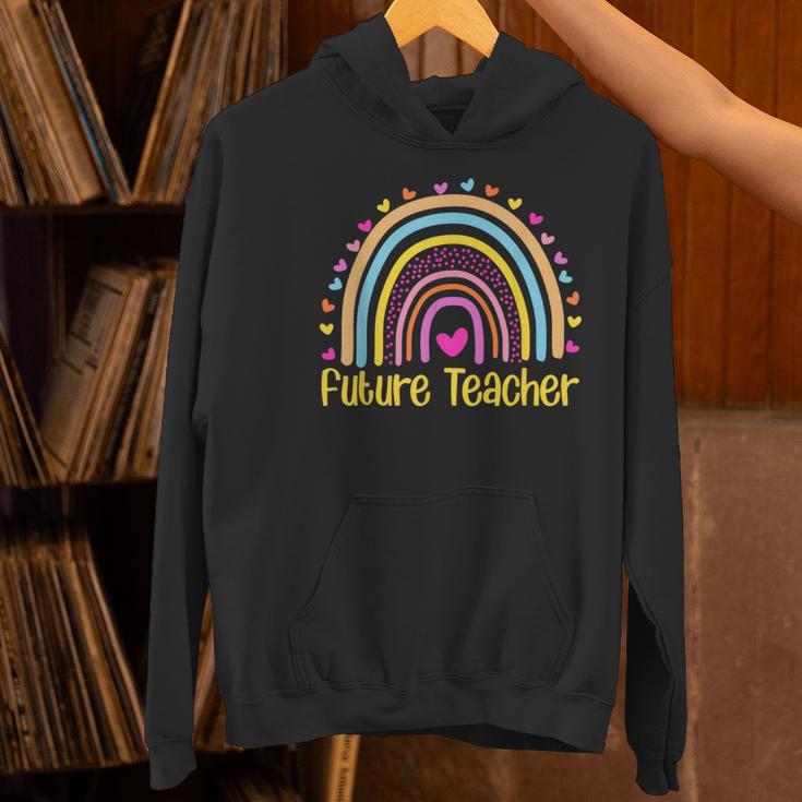 Future Teacher Rainbow Women's Hoodie, Future Teacher Hoodies, gift for family, gift for coworker Future Teacher Rainbow Women's Hoodie, Future Teacher Hoodies, gift for family, gift for coworker