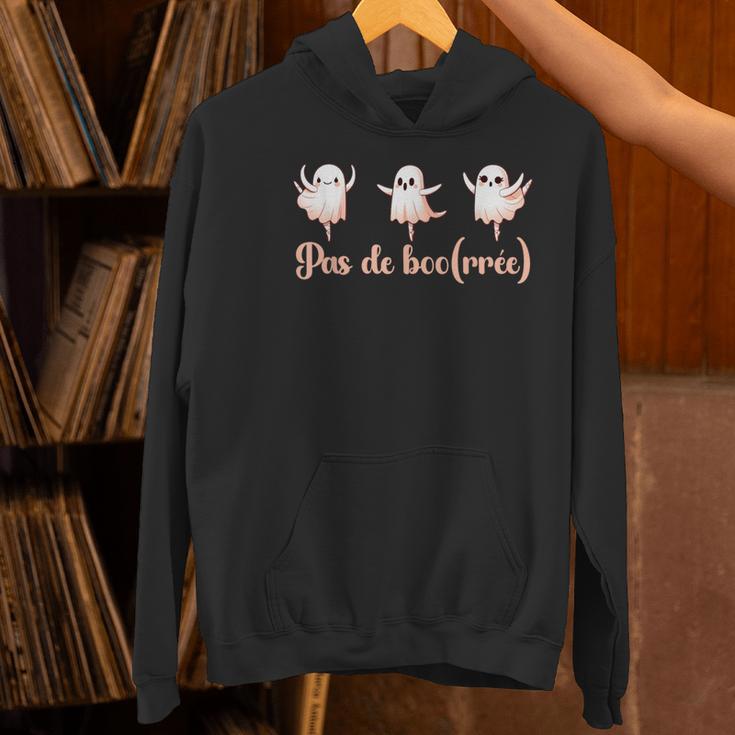 Ghost Ballet Dancer Halloween Dance Teacher Pas De Boo-Rée Women's Hoodie, gift for family, gift for coworker
