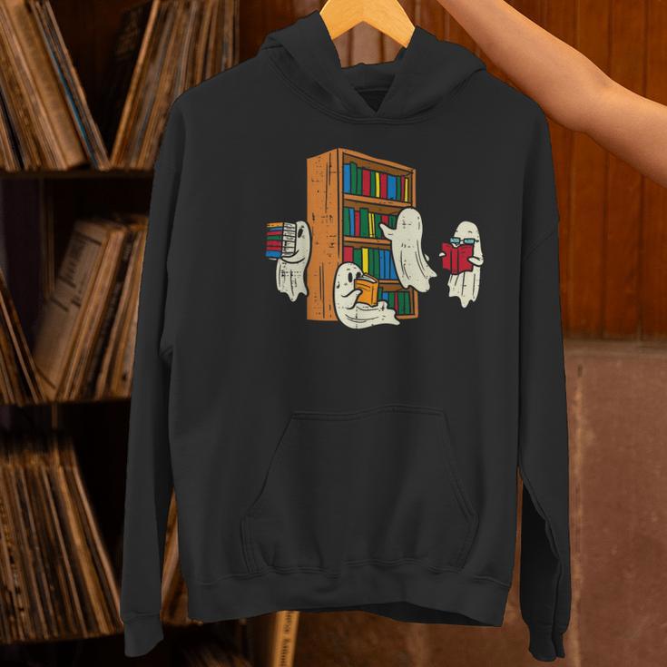 Ghosts Reading Books Teacher Halloween Librarian Boooks Women's Hoodie, gift for family, gift for coworker Ghosts Reading Books Teacher Halloween Librarian Boooks Women's Hoodie, gift for family, gift for coworker