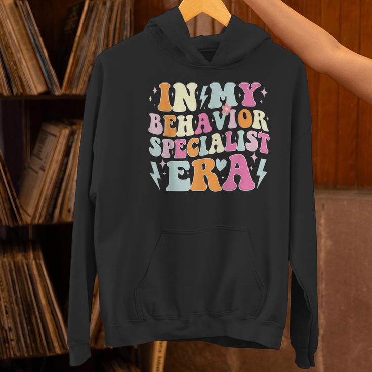 Groovy In My Behavior Specialist Era Behavior Teachers Women's Hoodie, gift for family, gift for coworker Groovy In My Behavior Specialist Era Behavior Teachers Women's Hoodie, gift for family, gift for coworker