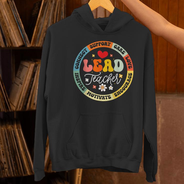 Groovy Lead Teacher Appreciation Back To School Women's Hoodie, Groovy Teacher Hoodies, gift for family, gift for coworker Groovy Lead Teacher Appreciation Back To School Women's Hoodie, Groovy Teacher Hoodies, gift for family, gift for coworker